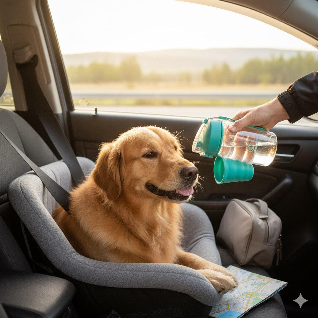 Portable Pet Water Bottle – Leak-Proof & Travel-Friendly