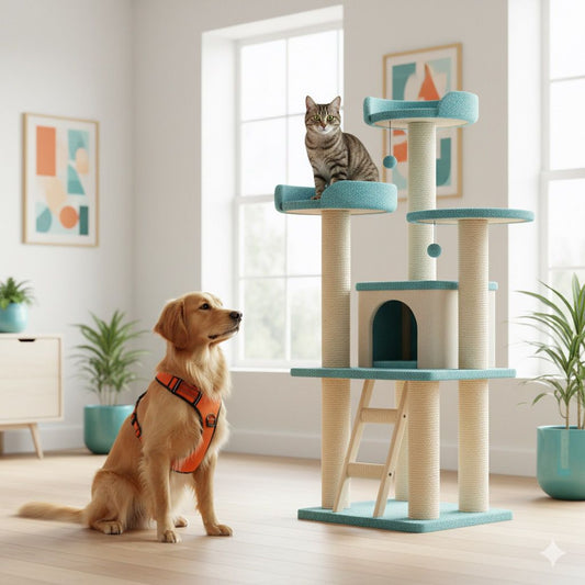 Cat Tree / Tower with Scratching Posts